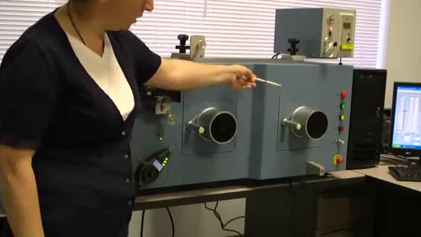 Controlled yarn transport during a CTT-E demonstration.